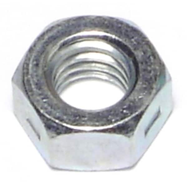 Midwest Fastener Standard Hex Center Lock Lock Nut, 5/16"-18, Steel, Grade 2, Zinc Plated, 20 PK 66607 - main